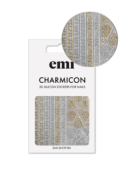 Charmicon 3D Silicone Stickers №153 Драгоценности