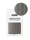 Charmicon 3D Silicone Stickers №162 Линии черные