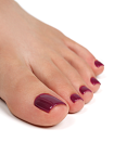 Гель лак EMI для педикюра, E.MiLac for pedicure Карминовый №25, 9 мл