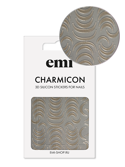 Charmicon 3D Silicone Stickers №215 Лунулы точки