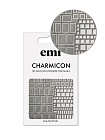 Charmicon 3D Silicone Stickers №161 Квадраты белые