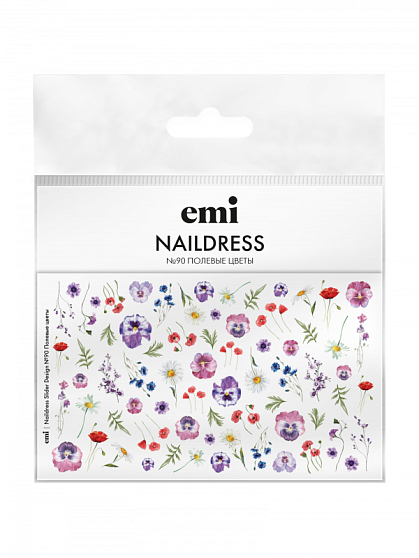 Naildress Slider Design №90 Полевые цветы