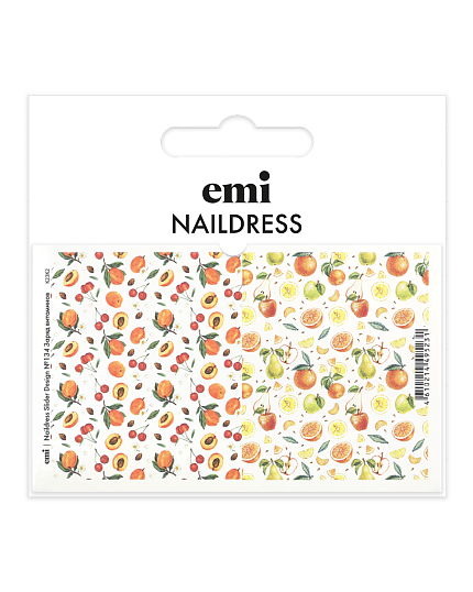 Naildress Slider Design №134 Заряд витаминов