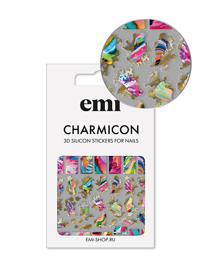 Charmicon 3D Silicone Stickers №166 Аура