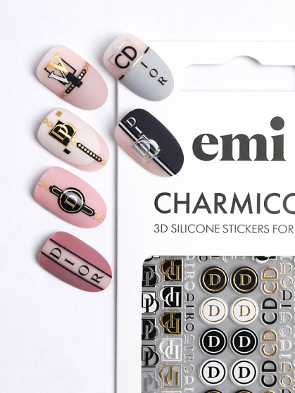 Charmicon 3D Silicone Stickers №186 Логомания