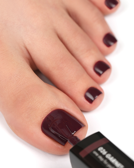 фото Гель лак EMI для педикюра, E.MiLac for pedicure Гранатовый №26, 9 мл
