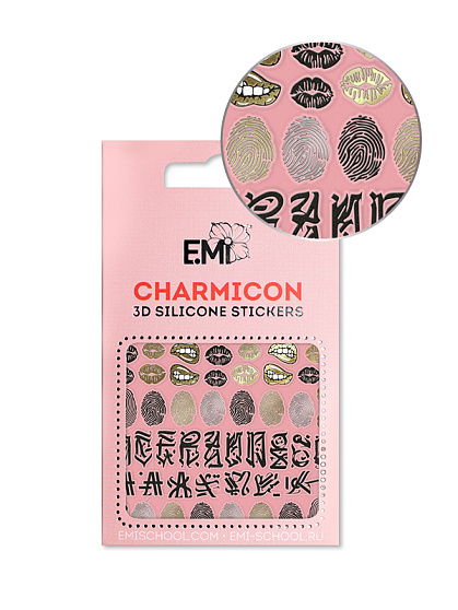 Charmicon 3D Silicone Stickers №146 Отпечатки