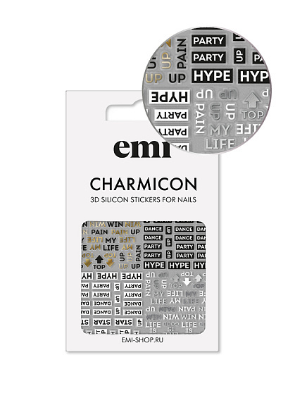 Charmicon 3D Silicone Stickers №180 Hype