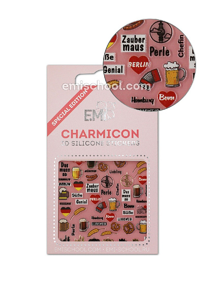 Charmicon 3D Silicone Stickers Германия 1