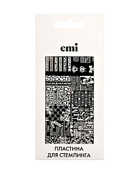 Пластина для стемпинга EMI №22 Фирменный стиль